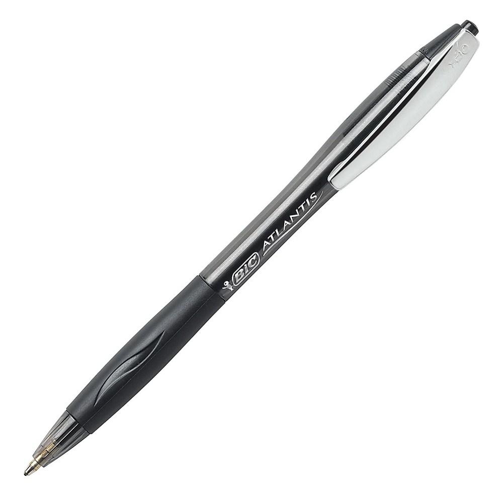 BIC Atlantis Glide Pen (Black, Single)